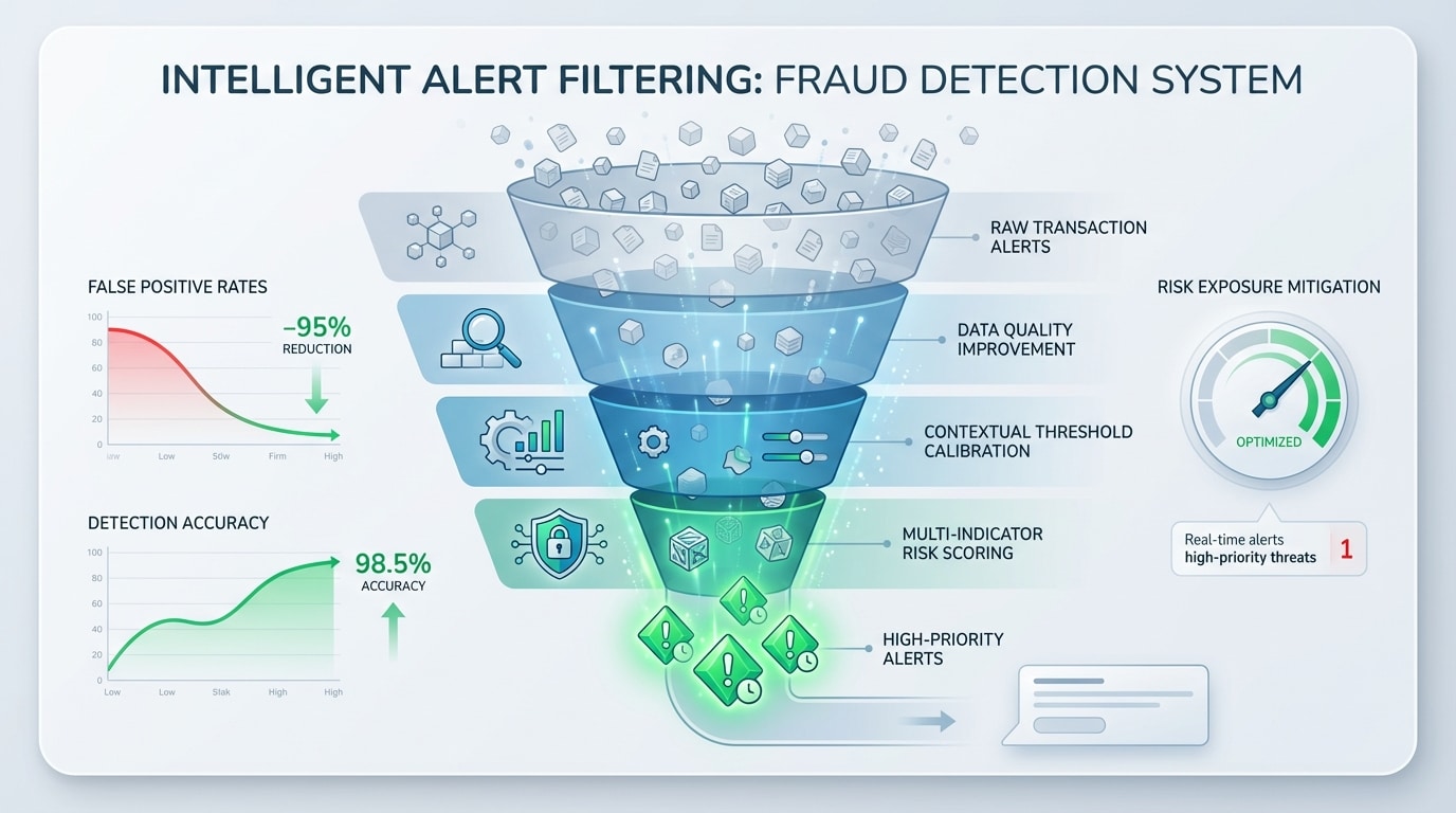 Strategies for reducing false positives in fraud detection systems while maintaining accuracy